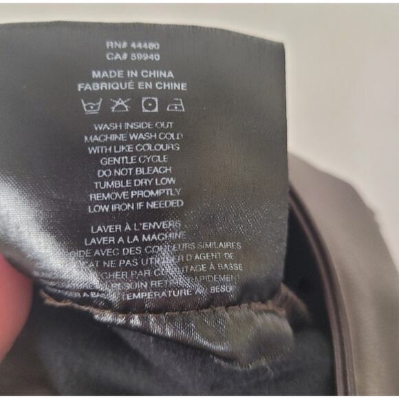 AFRM Sydney brown faux leather stirrup pants Size XS Retro Western Glam - Picture 10 of 10